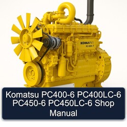 Komatsu PC400-6 Pc400lc-6 PC450-6 Pc450lc-6 Shop Service Repair Workshop Manual PDF