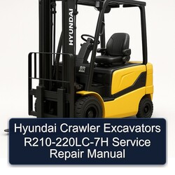 Hyundai Crawler Excavators R210-220lc-7h Service Repair Workshop Manual PDF