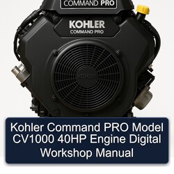 Kohler Command Pro Models Model CV1000 40HP Engine Digital Service Repair Workshop Manual PDF