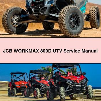JCB Workmax 800D UTV Service Repair Workshop Manual PDF