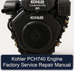 Kohler Command Pro EFI Models PCH740 Engine Service Repair Workshop Manual PDF