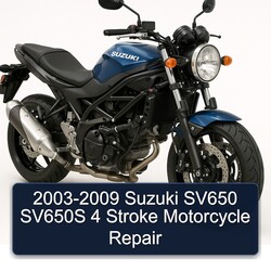 2003-2009 Suzuki SV Models SV650 SV650S 4 Stroke Motorcycle Service Repair Workshop Manual PDF