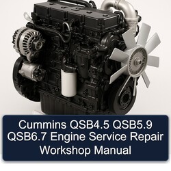 Cummins ISB / Isbe QSB Series Qsb4.5 Qsb5.9 Qsb6.7 Engine Service Repair Workshop Manual PDF
