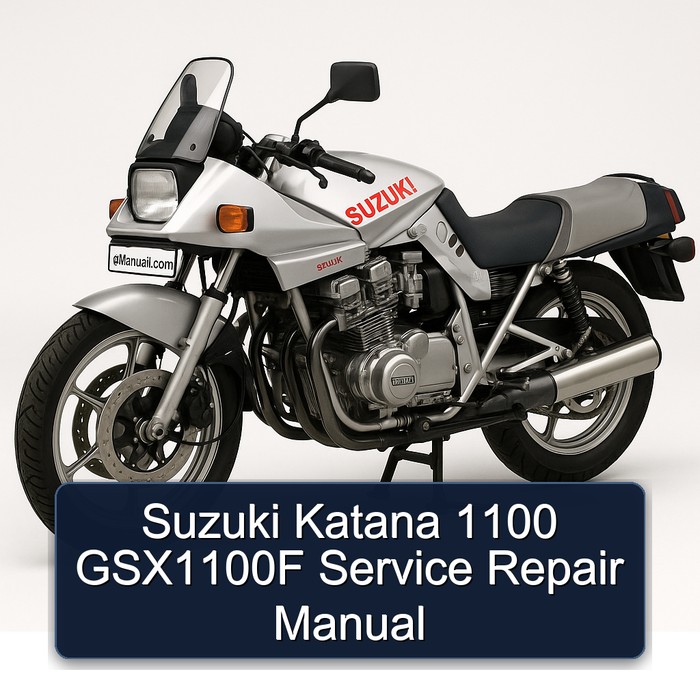 Suzuki Katana Models 1100 GSX1100F Service Repair Workshop Manual PDF
