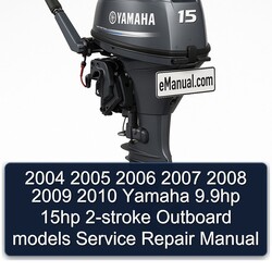 2006-2010 Yamaha 9.9hp 15HP 2-stroke Outboard Models Service Repair Workshop Manual PDF