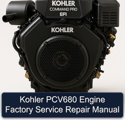 Kohler Command Pro EFI Models PCV680 Engine Service Repair Workshop Manual PDF