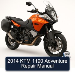 2014 KTM 1190 Adventure Service Repair Workshop Manual PDF