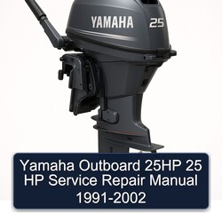 1991-2002 Yamaha Outboard 25HP 25 Hp Service Repair Workshop Manual PDF