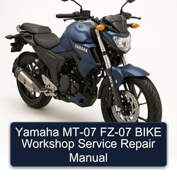 Yamaha FZ Models MT-07 FZ-07 Bike Service Repair Workshop Manual PDF