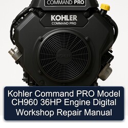 Kohler Command PRO Model CH960 36HP Engine Digital Workshop Repair Manual 