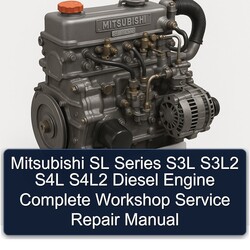 Mitsubishi SL Series S3L S3l2 S4L S4l2 Diesel Engine Service Repair Workshop Manual PDF