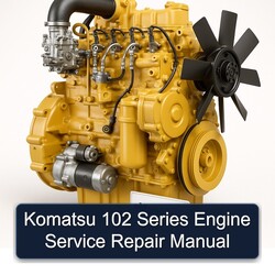 Komatsu 102 Series Engine Service Repair Workshop Manual PDF
