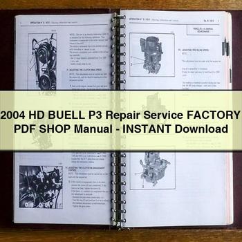 2004 HD Buell P3 Shop Service Repair Workshop Manual PDF