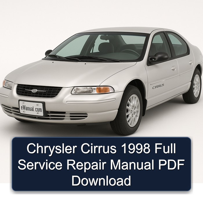 1998 Chrysler Cirrus Service Repair Workshop Manual PDF
