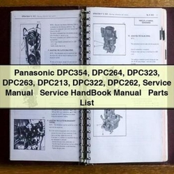 Panasonic DPC354 DPC264 DPC323 DPC263 DPC213 DPC322 DPC262 Parts Catalog PDF