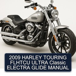 2009 Harley Davidson Touring Flhtcu Ultra Classic Electra Glide Service Repair Workshop Manual PDF
