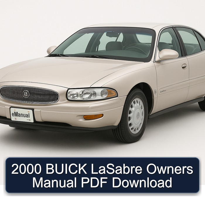 2000 Buick Lasabre Owners Owner's Manual PDF