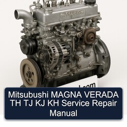 Mitsubishi L Series Mitsubushi Magna Verada TH TJ KJ KH Service Repair Workshop Manual PDF