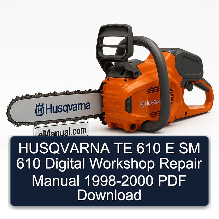 1998-2000 Husqvarna SM Models TE 610 E Digital Service Repair Workshop Manual PDF