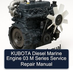 KUBOTA Diesel Marine Engine 03 M Series Manual de servicio y reparación
