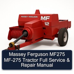Massey Ferguson MF275 MF-275 Tractor Service Repair Workshop Manual PDF