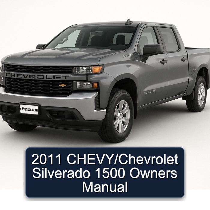 2011 Chevrolet Chevy / Silverado 1500 Owners Owner's Manual PDF