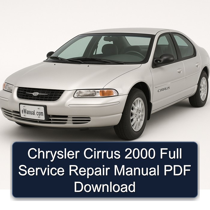 2000 Chrysler Cirrus Service Repair Workshop Manual PDF