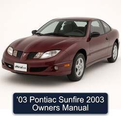 2003 Pontiac Sunfire ‘03 Owners Owner's Manual PDF