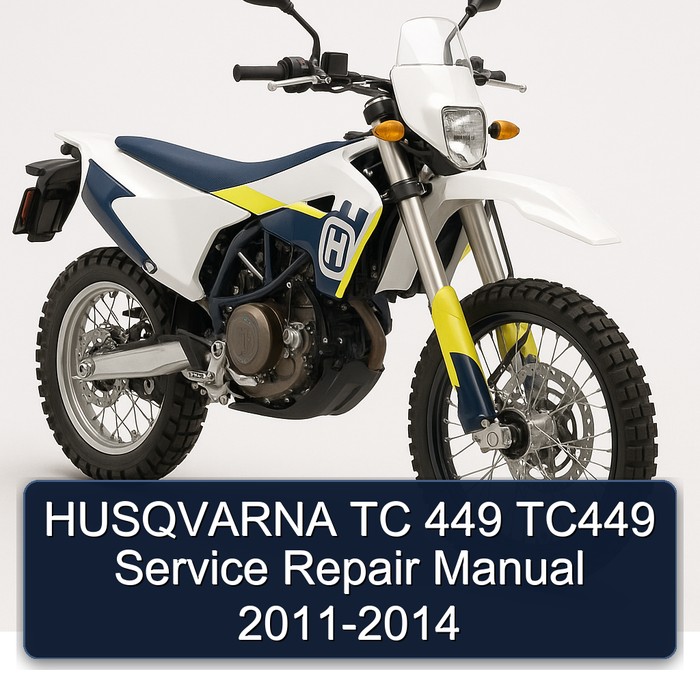 2011-2014 Husqvarna TC Models 449 TC449 Service Repair Workshop Manual PDF
