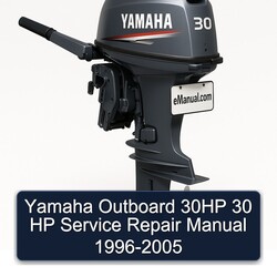  Yamaha Outboard 30HP 30 HP Manual de servicio y reparación 1996-2005