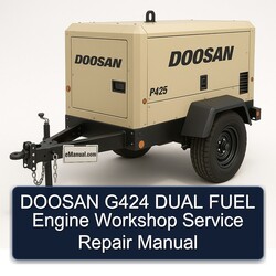Doosan G424 Dual Fuel Engine Service Repair Workshop Manual PDF