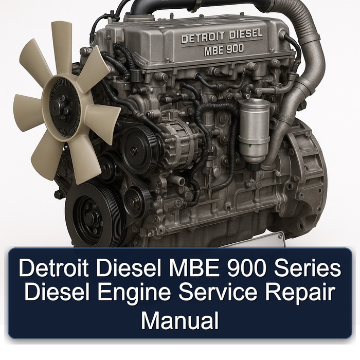 Detroit Diesel MBE 900 Series Engine Service Repair Workshop Manual PDF