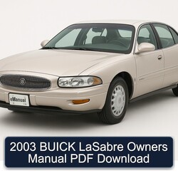 2003 Buick Lasabre Owners Owner's Manual PDF