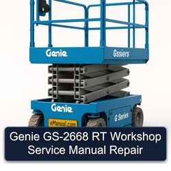 Genie GS-2668 RT Service Repair Workshop Manual PDF