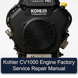 Kohler Command Pro Models CV1000 Engine Service Repair Workshop Manual PDF