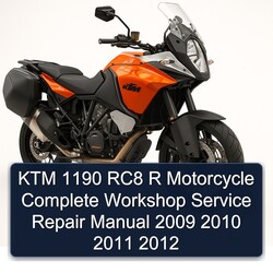 2009-2012 KTM 1190 RC8 R Motorcycle Service Repair Workshop Manual PDF