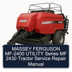 Massey Ferguson MF-2400 Utility Series MF 2430 Tractor Service Repair Workshop Manual PDF