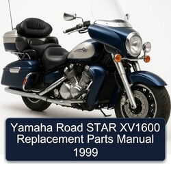 1999 Yamaha XV Models Road Star XV1600 Replacement Parts Catalog PDF