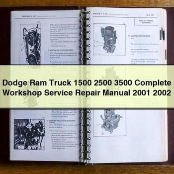 2001-2002 Dodge 300M RAM Truck 1500 2500 3500 Service Repair Workshop Manual PDF