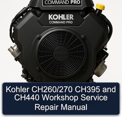 Kohler Command Pro Models Ch260/270 CH395 CH440 Service Repair Workshop Manual PDF