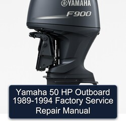 1989-1994 Yamaha 50 HP Outboard Service Repair Workshop Manual PDF
