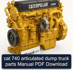 CAT 740 Articulated Dump Truck Parts Catalog PDF