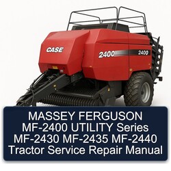 Massey Ferguson MF-2400 Utility Series MF-2430 MF-2435 MF-2440 Tractor Service Repair Workshop Manual PDF