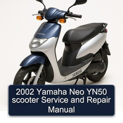 2002 Baotian Yamaha Neo YN50 Scooter Service Repair Workshop Manual PDF