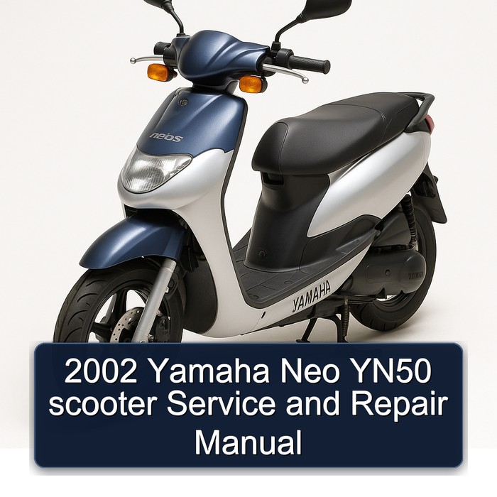 2002 Baotian Yamaha Neo YN50 Scooter Service Repair Workshop Manual PDF