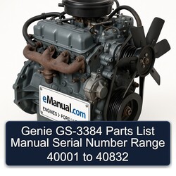 Ford LRG 425 Genie GS-3384 Serial Number Range 40001 40832 Parts Catalog PDF