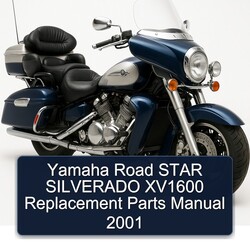 2001 Yamaha XV Models Road Star Silverado XV1600 Replacement Parts Catalog PDF