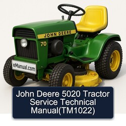 John Deere 5020 Tractor (TM1022) Service Repair Workshop Manual PDF