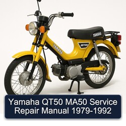 1979-1992 Yamaha QT50 MA50 Service Repair Workshop Manual PDF