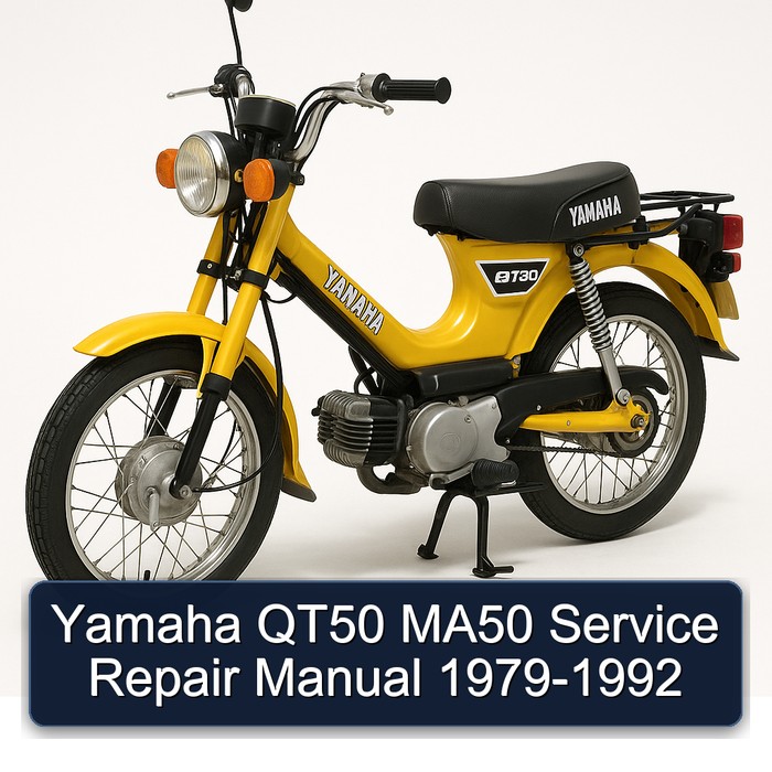 1979-1992 Yamaha QT50 MA50 Service Repair Workshop Manual PDF